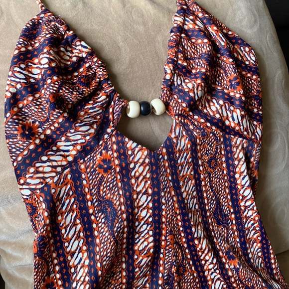 Vintage 70’s Halter Maxi Dress - Picture 2 of 7